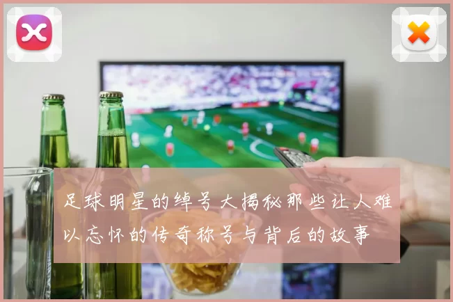 足球明星的绰号大揭秘那些让人难以忘怀的传奇称号与背后的故事
